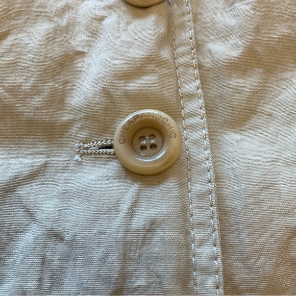 MOSCHINO Beige Button-UpLightweight Jacket, Flap Pockets - Medium - Picture 7 of 14